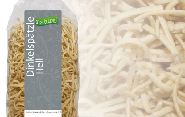 Dinkel-Spätzle hell 500g