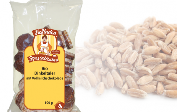 Dinkel Taler Vollmilch BIO 100g