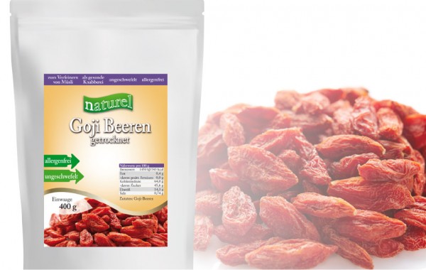 Goji-Beeren getrocknet 400g