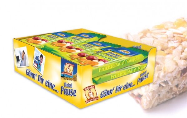 Dinkel Pause Frucht Display 15x30g