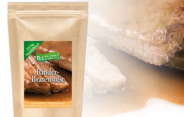 Rinder Bratensoße 1,0 kg Nachfüllbeutel