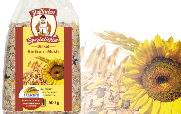 Dinkel Vielkorn Müsli 500g